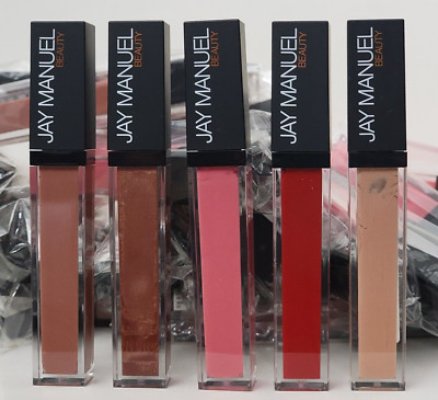 50 Lip Gloss JAY MANUEL BEAUTY Ultimate Lip GLoss FULL SIZE in 5 Colors