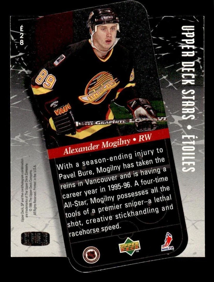 Alexander Mogilny 1995-96 SP #E28 Stars / Etoiles - Image 2 of 2