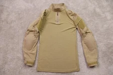 Drifire Shirt Mens Medium Long Fortex NAVAIR Combat Khaki Tan FR Elbow Pads