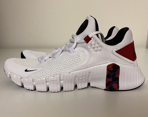 Nike Free Metcon 4 White Gym Red Black 