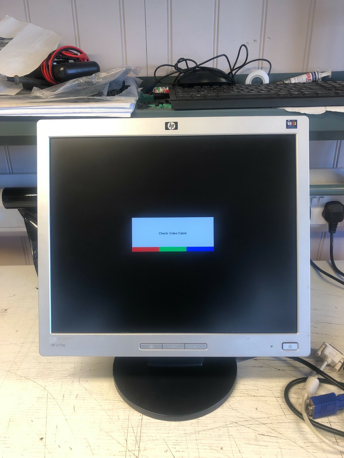 HP 17” Monitor L1706 With Stand eBay