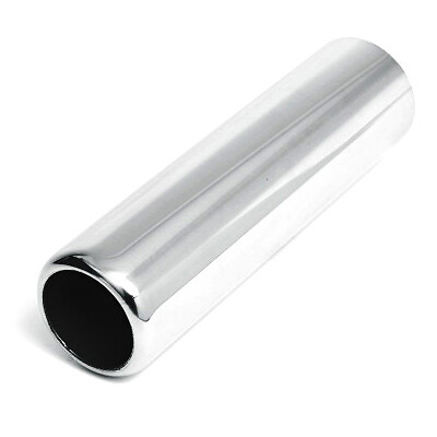 ETC DT-252590PL Stainless Exhaust Tip Rolled Edge - 2.5" Inlet 2.75" Outlet 9" L - Picture 1 of 1