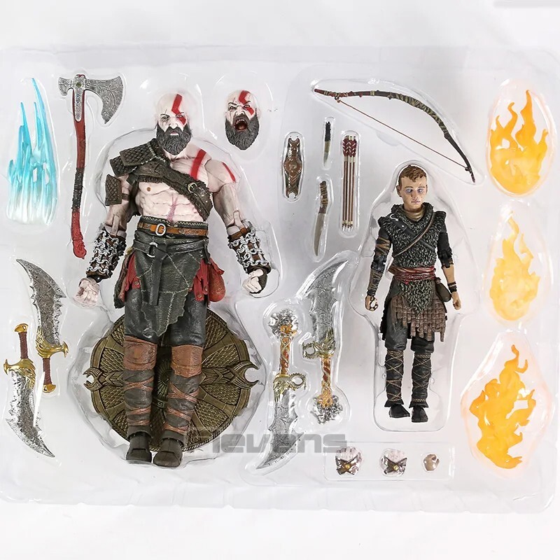 Neca God of War Kratos Atreus Ultimate Action Figure 2 Pack