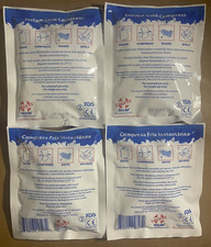 Instant Cold Packs, 5" x 6" (4" x 5" Cold Area) Disposable Cold Compresses 4PK