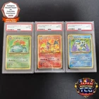 PSA 10 Set Venusaur Charizard Blastoise 2023 Holo Pokemon Card Classic Japanese