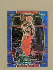 2021-22 Panini Select - Concourse Josh Christopher #48 Blue Shimmer Prizm (RC)