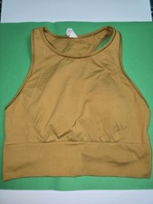 Lululemon Bronze Sports Gym Poledance  Bra Women's Size 6