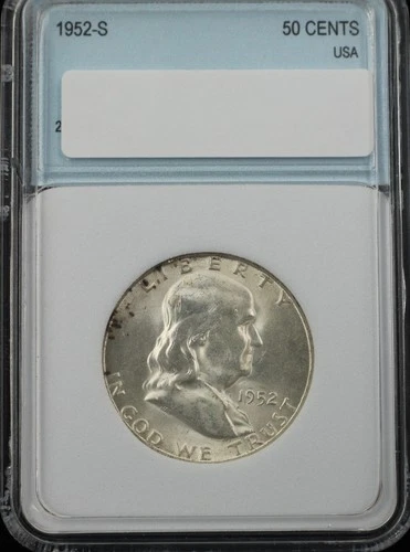 1952-S FRANKLIN HALF DOLLAR 50C UNCIRCULATED (P0606)