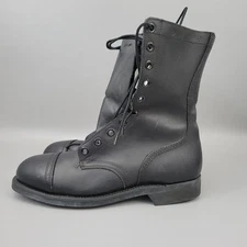 Vintage Biltrite Military Boots Black Men's Sz 8.5 ANSI Z41.1-1983/75 Steel Toe