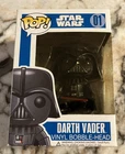Funko Pop Star Wars Darth Vader #01 Original Release Blue Box Large Font VAULTED