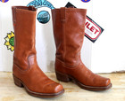 Vintage Levi's Men's Western Square Toe Brown Leather Boots Size 11 M USA 70s. — photo 1