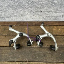 Vintage Dia-Compe BRS Edge Road Caliper Brakes Pair Silver MAX52 MIN40 90s