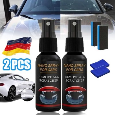2stk Auto Spray Kratzer Entfernen, Nano Spray Auto, Quick Effect Coating Agent