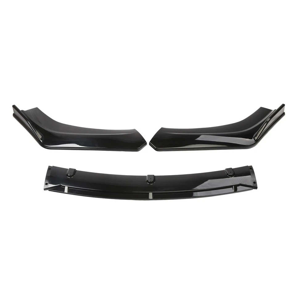 For Tesla 3 S X Y Model Gloss Black Front Bumper Chin Lip Body Spoiler Splitter - image 3 of 4
