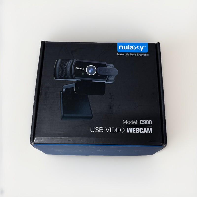 Nulaxy C900 1080p HD Webcam USB – Mic, Privacy Cover, Plug & Play, Streaming