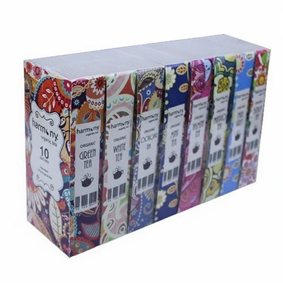 Harmony Organic Tea Library Story SET 80 Bags / 8 Blends NEW