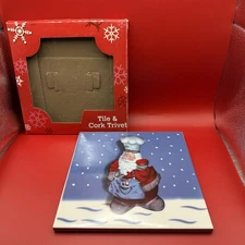 Trivet Santa Christmas New In Box 