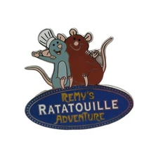 Disney Pin 2024 Remy's Ratatouille Adventure Remy & Emile Hugging #164343