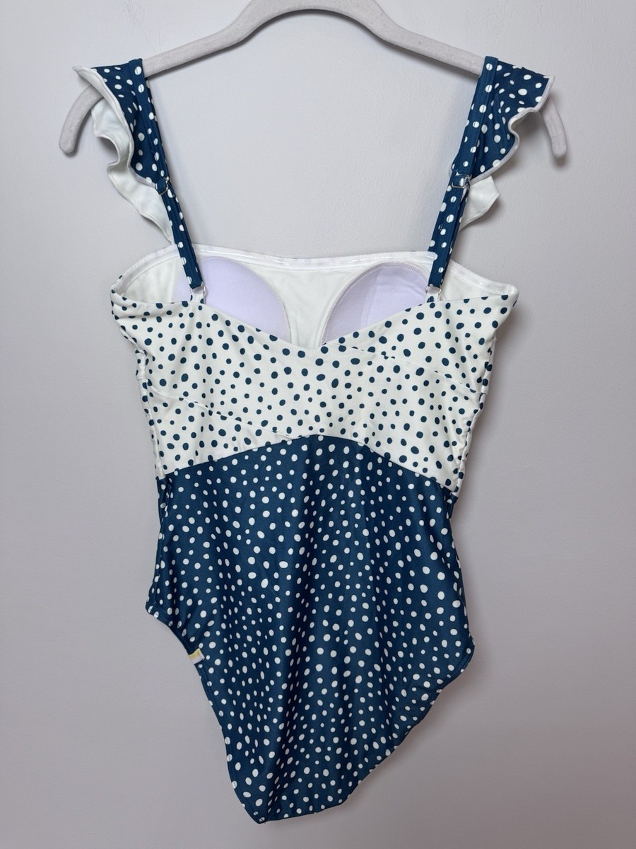【THE MUSEUM VISITOR】人気 STAR-PATTERNED RUFFLE ONE-PIECE Summersalt The Ruffle Oasis One Piece Swimsuit On The Dot