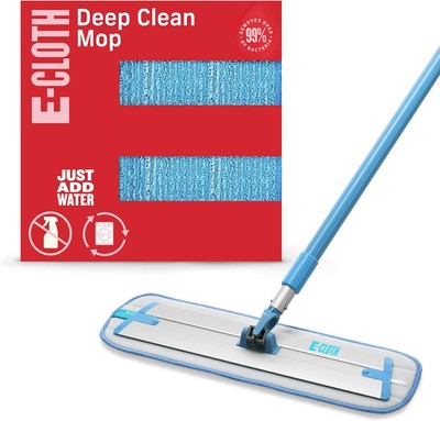E-Cloth Deep Clean Mop, Mikrofasermopp zur Bodenreinigung, ideal für... 