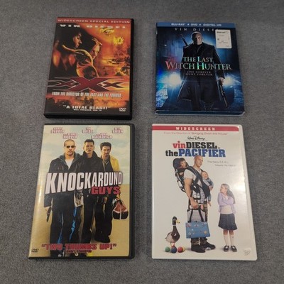 Vin Diesel Movie Lot 4 Films xXx Last Witch Hunter Knockaround Guys The Pacifier