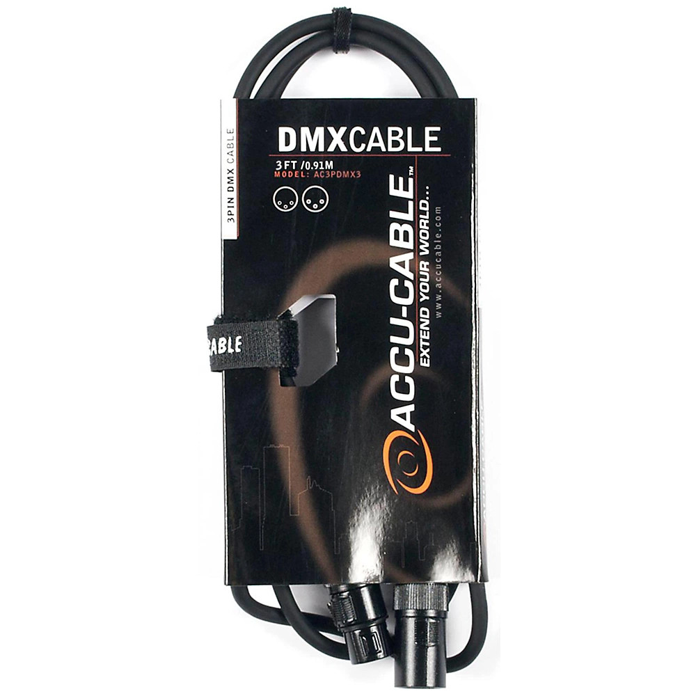 American DJ 3-Pin DMX Lighting Cable 3 ft 2390₽