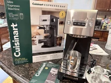 Cuisinart Espresso Bar Collection Slim Espresso Machine EM-160 Near Mint