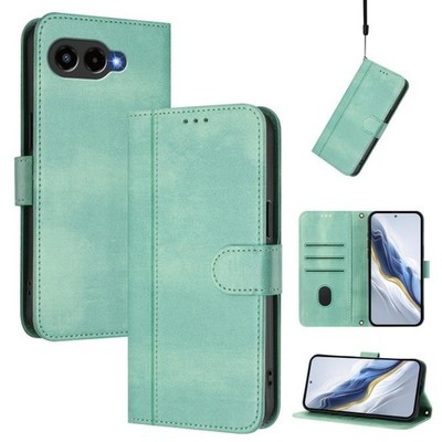 Für T-Mobile Revvl 8/T Telefon 3 Line Spleißend Buckle Retro Leder Telefon