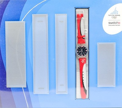 Swatch Special 2006 - GE136 - Reach the Rings - Turin 2006 - NEU - 068/120