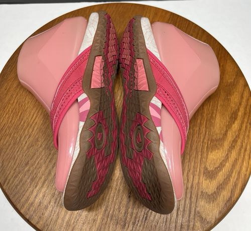 Merrell Performance Footwear Womens Sz 6 Thong Pink  Flip Flop Sandals Beachy - Picture 6 of 9