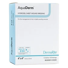 AquaDerm Hydrogel Wound Dressing Sterile Square