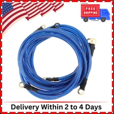 5 Point Car Universal Earth Ground Cables Grounding Wire System Kit High Perf...
