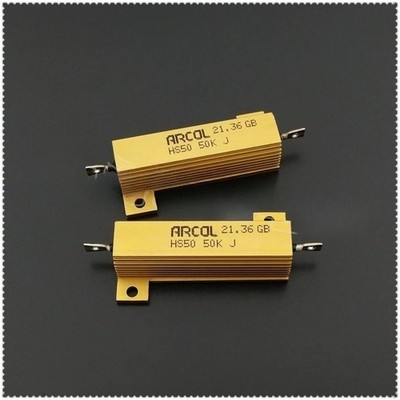 1PCS NEW FIT FOR ARCOL HS50 50K J 50W aluminum shell wire wound resistor