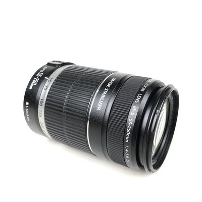 Canon Zoom Lens EF-S 55-250mm IS Objektiv - Zustand akzeptabel - Garantie