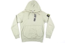 STONE ISLAND FELPA SEAFOAM GREEN LARGE PATCH HOODIE PULLOVER SWEATER MENS DEFECT