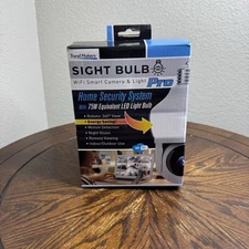 Sight Bulb WiFi Smart Camera & Light Pro, 75W Equivalent LED Light Open Box