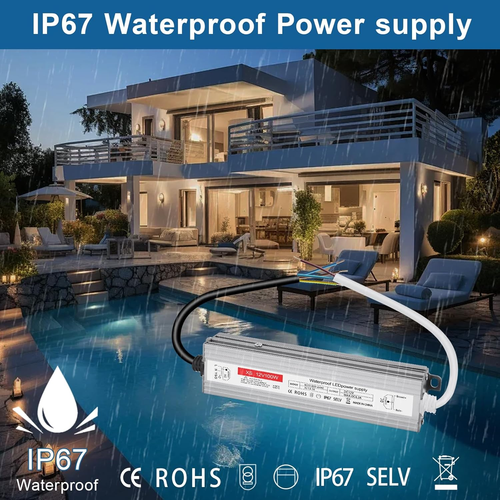 Trasformatore LED 12V 100W, Alimentatore 12V 8.3A, Trasformatore 220V 12V, Drive - Foto 4 di 12
