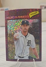 2026 Topps Heritage - Jack Flaherty #204 Chrome Burgundy Sparkle Refractor