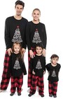 Family Pajamas Matching Sets Cute Christmas Printed 2 Piece Sleepwear Holiday...