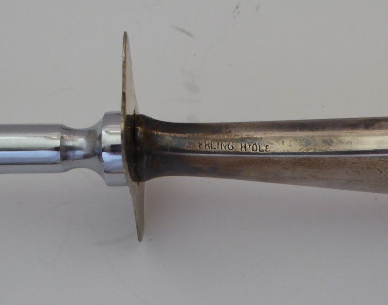 8 Pc William Adams Sterling Silver & Stainless KNIFE SET Carving Steak SS Handle