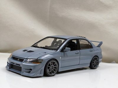 Ertl 1/18 Mitsubishi Lancer Evo VII 7 Custom Modified Joy Ride JDM Sports Car