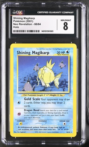 Shining Magikarp (Unlimited) graded CGC 8 for sale on eBay