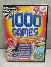 1000 GAMES COLLECTION - OVER 1000 FULL GAMES RETRO PC CD ROM GAME NEW & SEALED