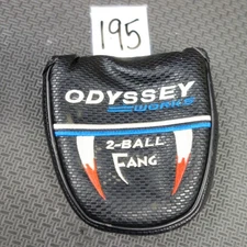Odyssey golf works 2-ball Fangg Mallett putter head cover men golf fast ship 250