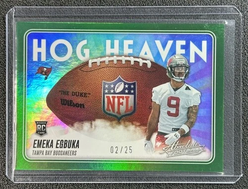 2025 Panini Absolute Football Spectrum Green Emeka Egbuka #HH-EEA