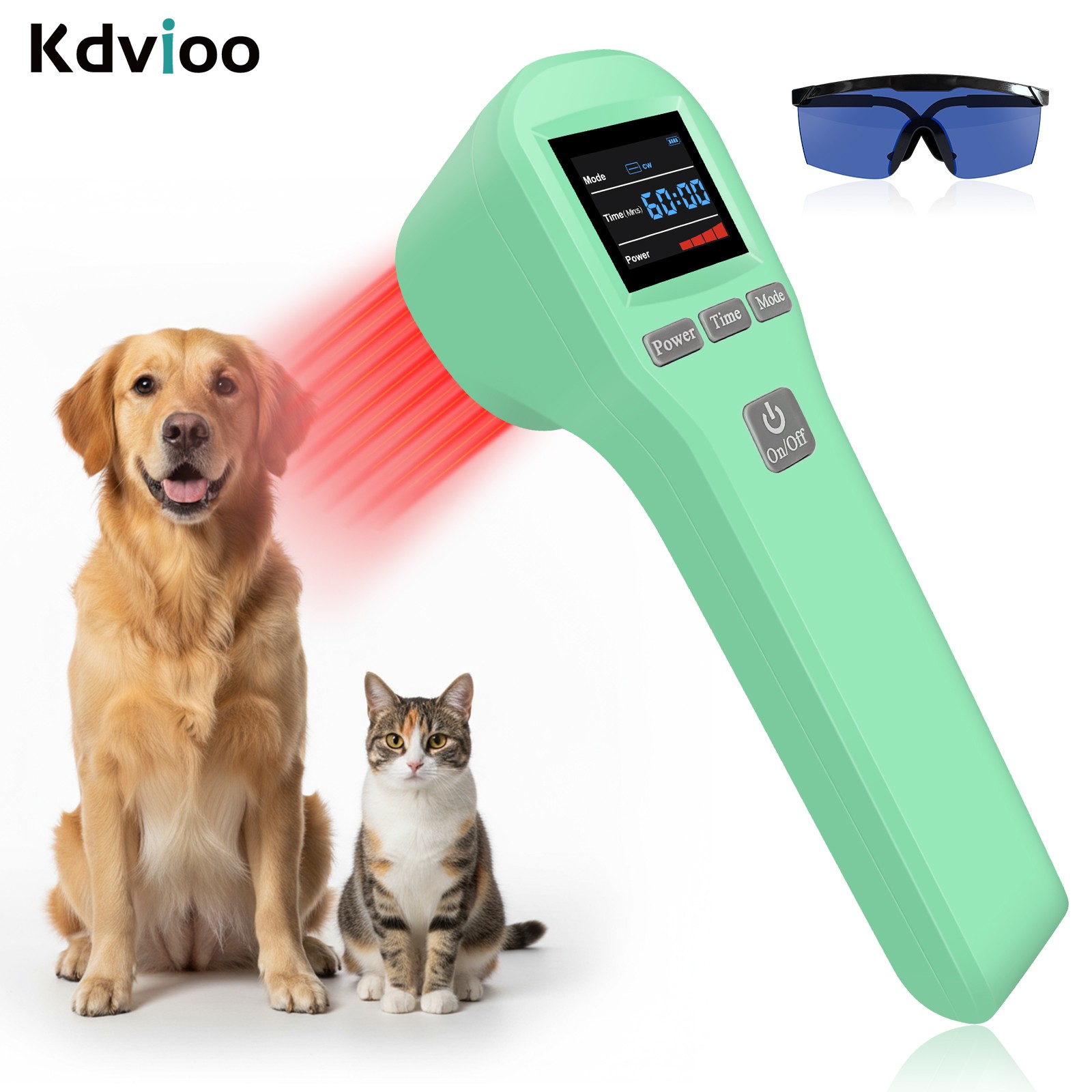 Terapia con láser frío para humanos y mascotas máquina de fisioterapia con luz roja para aliviar el dolor