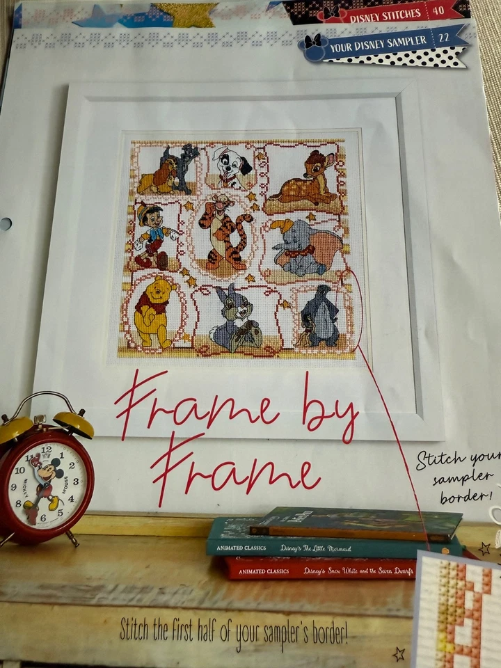 Hachette Disney Cross Stitch Issue 22  Aladdin Finding Nemo Peter Pan - Image 3 of 4