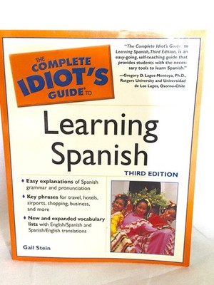 Complete Idiot's Guide to Learning Spanish - Stein, Gail - Good - See condit...