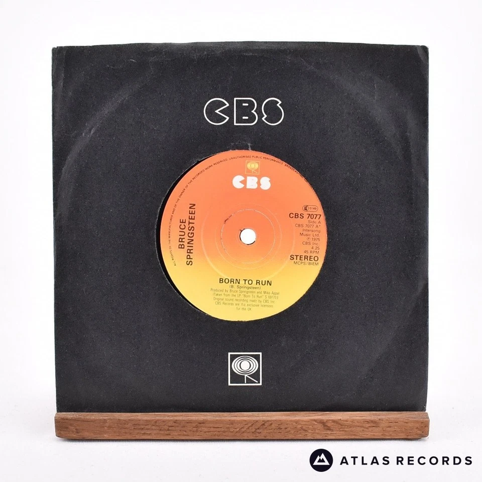 Bruce Springsteen - Born To Run - Reissue 7" Vinyl Record - EX/VG+ - Image 2 of 4