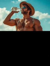 HOT DADDY - Fine Art Photo - Sexy beautiful muscular Gay Male - 8.5 x 11in 92525